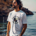 RAISED ON SHUTTLES AND SMASHES | Funny Badminton T-Shirt - accurate print preview