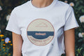 FLOATING QUIET FEELS LIKE HOME | Relaxed Fishing T-Shirt - accurate print preview