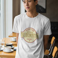 BORN FOR THE BADMINTON COURT | Funny Badminton T-Shirt - accurate print preview