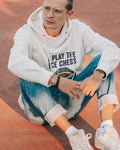 I PLAY THE ICE CHESS | Funny Curling Hoodie - accurate print preview