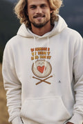 DRUMMER BY HEART AND HABIT | Cozy Hoodie for Drummers - accurate print preview