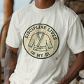 DISCIPLINE LIVES IN MY GI | Karate T-Shirt for Martial Artists - accurate print preview