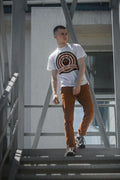 BULLSEYE CHASER | Funny Darts T-Shirt for Players - accurate print preview
