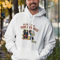 WELCOME TO MY HOME BREWHOUSE | Cozy Hoodie for Beer Lovers - accurate print preview