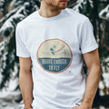 BRAVE ENOUGH TO FLY | Inspirational Gymnastics T-Shirt - accurate print preview