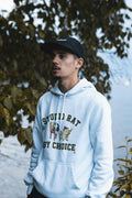 STUDIO RAT BY CHOICE | Cozy Music & Arts Hoodie - accurate print preview