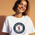 ASK ME ABOUT THAT TOUCHDOWN DANCE | Funny Football T-Shirt - accurate print preview