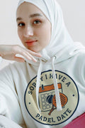 SORRY I HAVE A PADEL DATE | Funny Padel Hoodie - accurate print preview