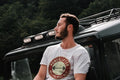 POWERLIFTER BUILT FOR HEAVY DAYS | Durable Powerlifting T-Shirt - accurate print preview