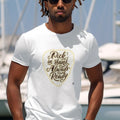 PICK IN HAND ALWAYS READY | Funny Guitar Player T-Shirt - accurate print preview