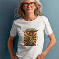 BUILT WITH A LION HEART | Fierce Wild Animal T-Shirt - accurate print preview