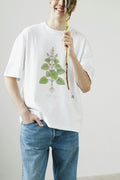 Lemon Balm Botanical Art T-Shirt | Vintage Herb Illustration - accurate print preview
