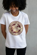 SMASHING GOALS WITH MY CREW | Fun Handball T-Shirt - accurate print preview