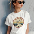 I AM A ROAD CYCLIST | Funny Cycling T-Shirt - accurate print preview