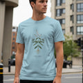 Lemon Verbena Botanical Art T-Shirt | A Vintage Inspired Design - accurate print preview