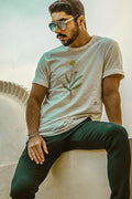 Oxeye Daisy Botanical Art T-Shirt | Vintage Wildflower Design - accurate print preview