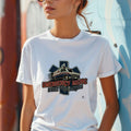 EMERGENCY MEDIC BUILT FOR ACTION | Fun Paramedic T-Shirt - accurate print preview
