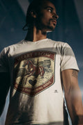 HEART RACING HOOVES THUNDERING HOME | Fun Barrel Racer T-Shirt - accurate print preview