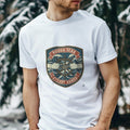ROUGH SEAS STEADY HANDS | Nautical T-Shirt for Adventurers - accurate print preview