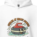 CURLER AT HEART ALWAYS | Cozy Hoodie for Curling Fans - accurate print preview