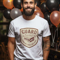 I GUARD MY LUNCH TIME PEACE | Funny Office Life T-Shirt - accurate print preview