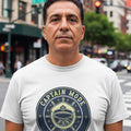 CAPTAIN MODE ON DECK | Fun Boating T-Shirt - accurate print preview
