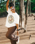 STAY WILD STAY KIND | Wolf Spirit T-Shirt - accurate print preview