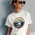 I AM A TABLE TENNIS PLAYER | Sporty Table Tennis T-shirt - accurate print preview