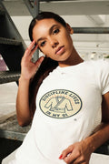 DISCIPLINE LIVES IN MY GI | Karate T-Shirt for Martial Artists - accurate print preview
