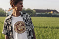 SMASHING GOALS WITH MY CREW | Fun Handball T-Shirt - accurate print preview
