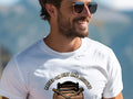 RAISED ON DIRT AND DUGOUTS | Softball T-Shirt for Players - accurate print preview