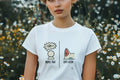 PEOPLE TALK CATS LISTEN | Funny Cat Lover T-Shirt - accurate print preview