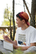 FORMER CUBICLE DWELLER NOW FREE | Corporate Escapee T-Shirt - accurate print preview