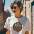 MY COMPASS IS OWL WISDOM | Funny Owl Wisdom T-Shirt - accurate print preview