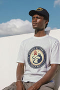 GUIDED BY THE WOLF WAY | Wild Animal Spirit T-Shirt - accurate print preview