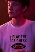 I PLAY THE ICE CHESS | Funny Curling T-shirt for Sports Lovers - accurate print preview