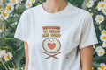 DRUMMER BY HEART AND HABIT | Funny Drummer T-Shirt - accurate print preview