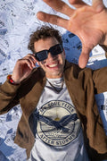 MY SOUL FLIES AFTER STORMS | Raven Soul T-Shirt - accurate print preview