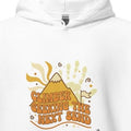 CLIMBER SEEKING THE NEXT SEND | Cozy Hoodie for Rock Climbers - accurate print preview
