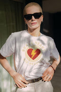 BRAVE HEART BIG RESULTS | Motivational T-Shirt for Winners - accurate print preview