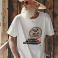 WALK THE STAGE OWN IT | Cap & Gown Graduation T-Shirt - accurate print preview
