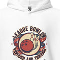 LEAGUE BOWLER THROUGH AND THROUGH | Cozy Bowling Hoodie - accurate print preview