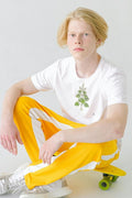 Lemon Balm Botanical Art T-Shirt | Vintage Herb Illustration - accurate print preview