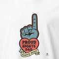 PROUD SPORTS DAD ALWAYS READY | Funny Sports Dad T-Shirt - accurate print preview