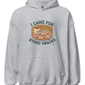 I CAME FOR HYGGE SNACKS | Cozy Scandinavian Hoodie - accurate print preview