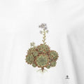 Sempervivum Botanical Art T-Shirt | Vintage Elegance in Nature - accurate print preview