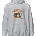 WELCOME TO MY HOME BREWHOUSE | Cozy Hoodie for Beer Lovers - accurate print preview