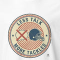 Rugby punchy action slogan for players who let their defense speak and bring intensity every match - accurate print preview