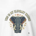 THIS IS MY ELEPHANT WISDOM | Fun Elephant Wisdom T-Shirt - accurate print preview