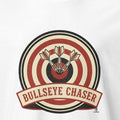 BULLSEYE CHASER | Funny Darts T-Shirt for Players - accurate print preview